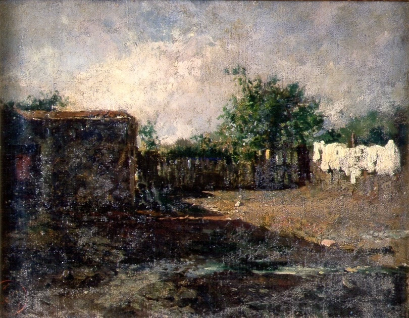 Paesaggio romano - Palazzo Fortuny, precedentemente Palazzo Pesaro degli Orfei, Sestiere de San Marco, Venezia